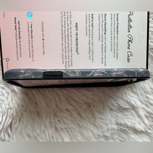 Velvet Caviar Floral Rose Gold Chrome iPhone 12 Pro Max case - Picture 5 of 8